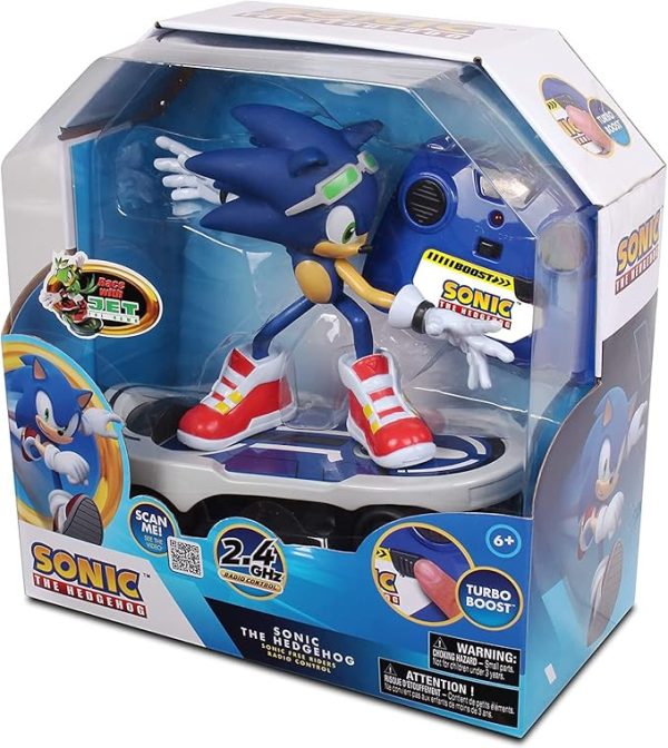 NKOK Sonic NKOK Free Rider R/C, Turbo Boost Feature: Goes from Fast to Super-Fast, Allows Children to Pretend to Drive and Have Fun at The Same Time, for Ages 6 and up